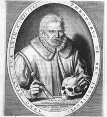 autoportrait of Theodor de Bry 1597, from Wikipedia