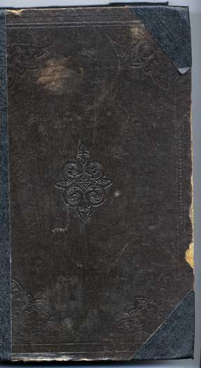 front cover of 1846 Foote's Sketches of North Carolina, digitally enhanced